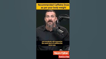 Neuroscientist: Daily Recommended Caffeine Dose | Andrew Huberman #shorts #hubermanlab #lifestyle