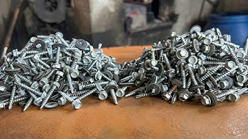 Watch This Metal Screws Turn Into a Knife!