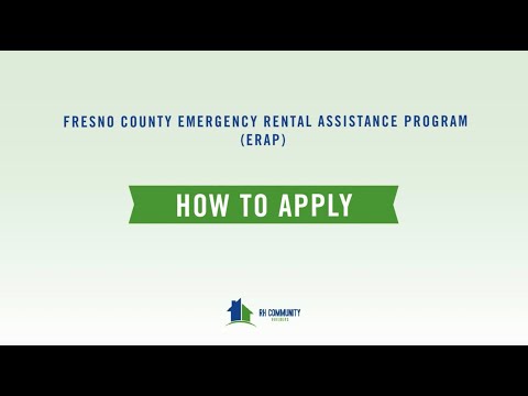 Fresno County Emergency Rental Assistance Program (ERAP) - How to Apply Online