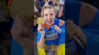 Ukrainian Yaroslava Mahuchikh became the world champion in high jump for the first time in her caree