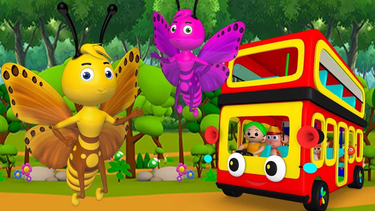 तितली उड़ी - Titli Udi Bus pe Chadi - Hindi rhymes | Hindi Nursery Rhymes  for Children | Jo Jo Kids - YouTube