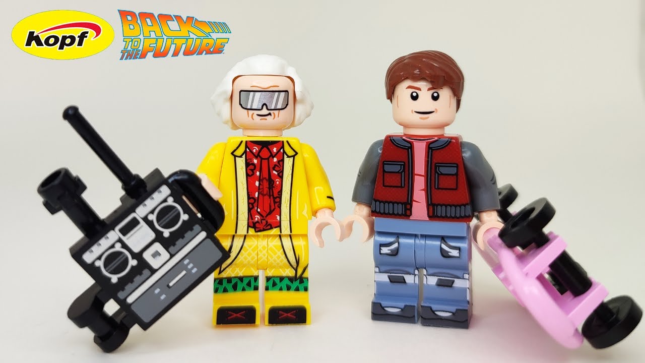 ЛЕГО МАРТИ МАКФЛАЙ И ДОКТОР БРАУН НАЗАД В БУДУЩЕЕ - YouTube