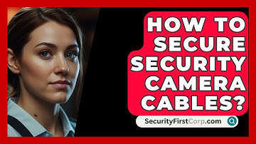 How To Secure Security Camera Cables? - SecurityFirstCorp.com
