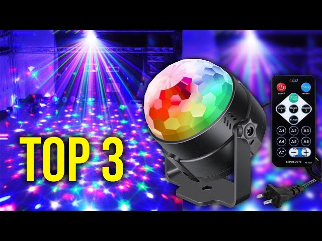 Jeux de Lumiere pour Soiree, Boule Disco USB 360° Lumineuse