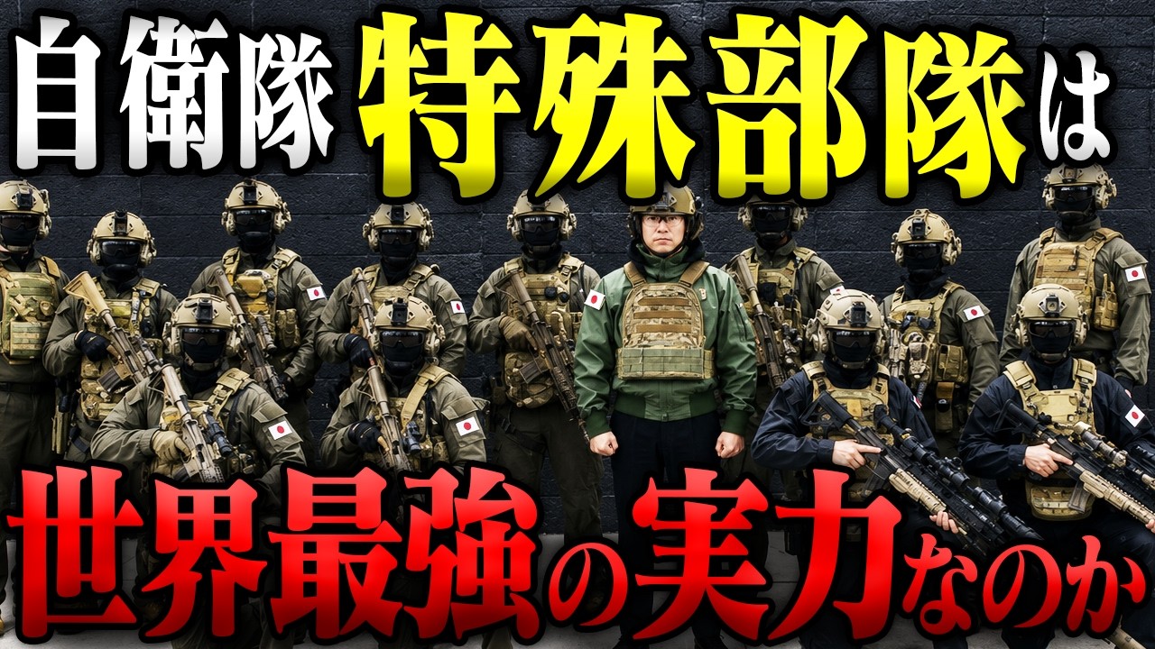【極秘部隊】自衛隊「特殊作戦群」は最強特殊部隊なのか?デルタフォースと比べて本当に強いのか 【軍事解説】