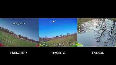 Runcam Racer 2 vs Foxeer Predator vs Foxeer Falkor