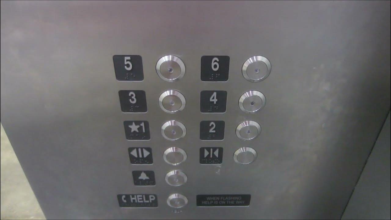 Original Dover & Modernized EMR HIGHDRAULIC Elevators at the San