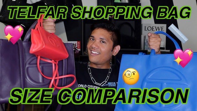 TELFAR Small vs Medium Shopping Bag Comparison w/ MOD SHOTS + Review