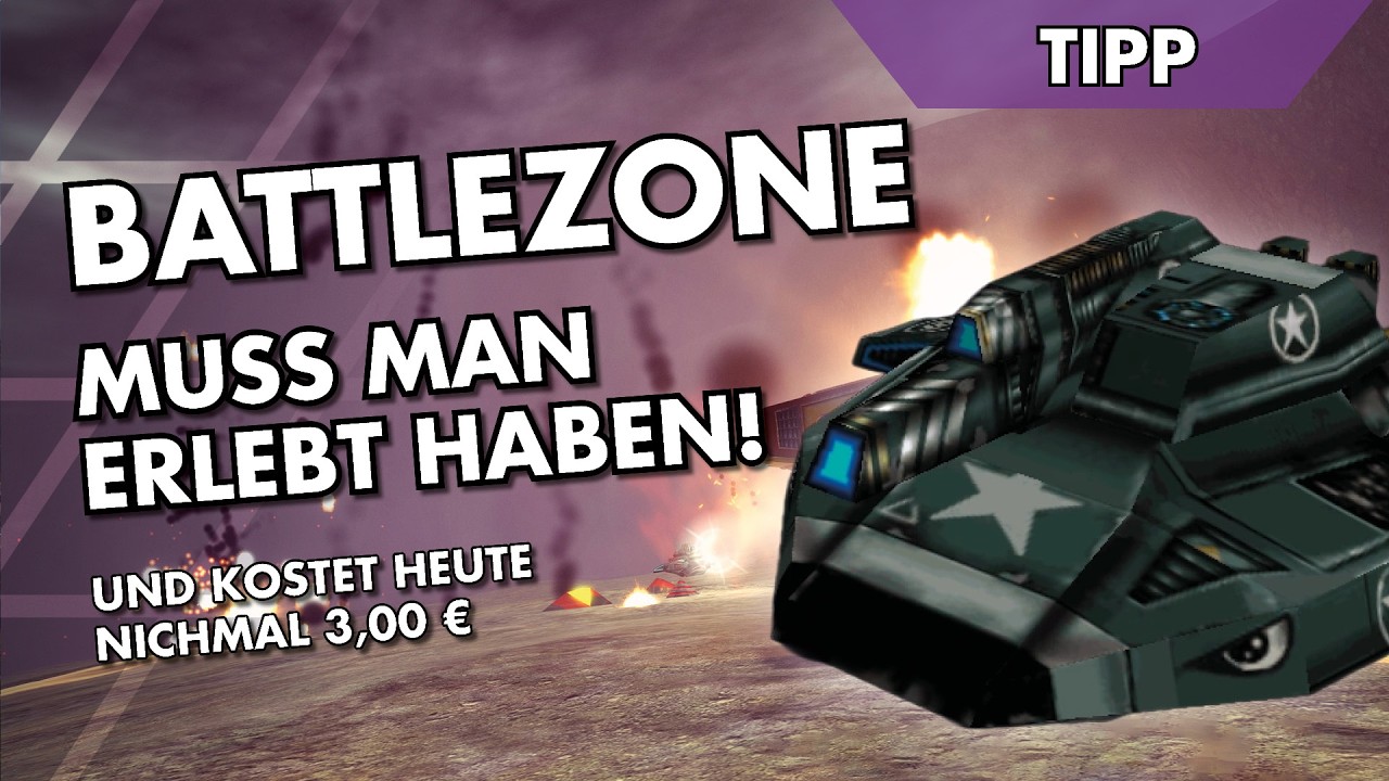 RTS-Shooter-Highlight BATTLEZONE muss man gespielt haben! - YouTube