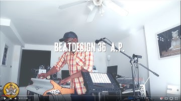 Ableton Push 2 Live Sample Chopping Performance (Beatdesign 36) Vocal Looping and Moog Sub 37