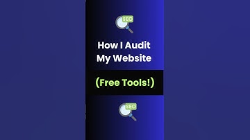 How to Do a Free SEO Audit in 4 Easy Steps #shorts #youtubeshorts
