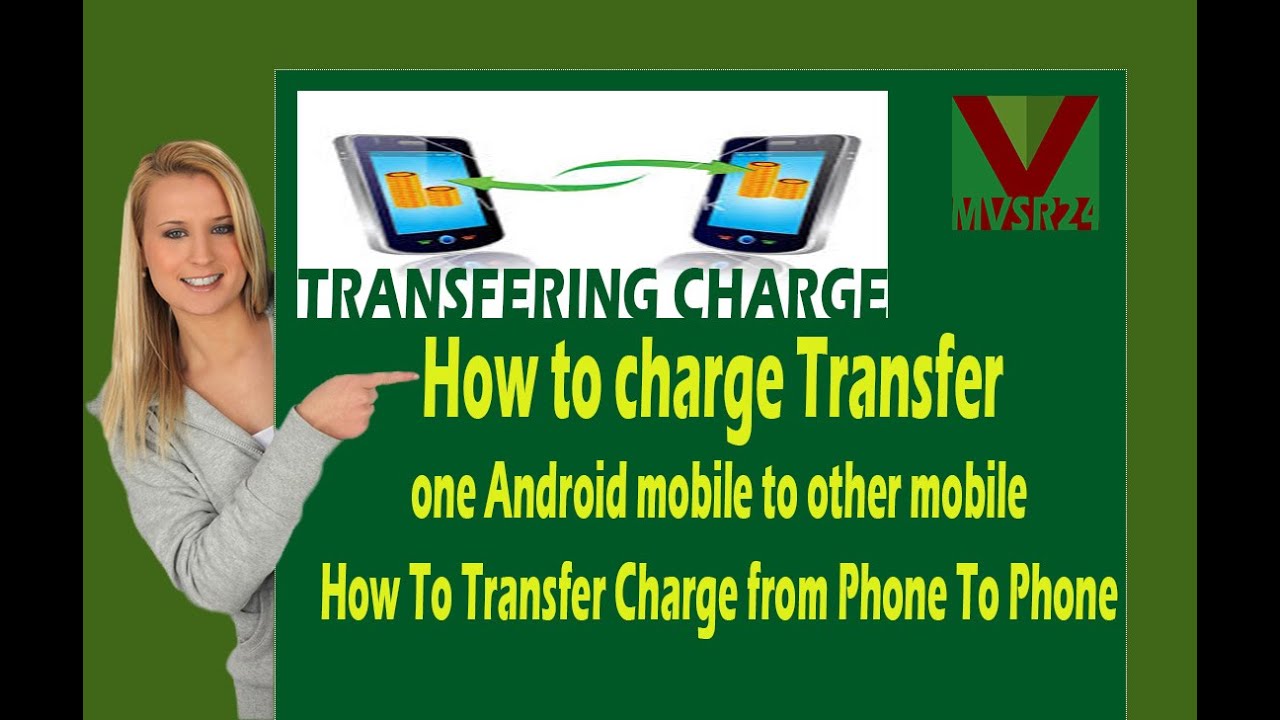 How to charge Transfer one Android mobile to other mobile_How To
