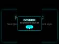 Futuristic Neon Animation Design unique Design #shorts #programming  #trending