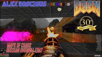 GZDoom Maps of Chaos *Russian Overkill E1M7 #doom #doom30years