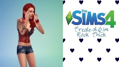 The Sims 4: Create-A-Sim Demo || Creating Rock Chick Theresa Middleton