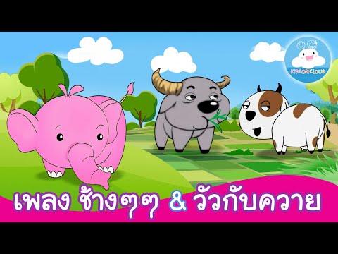 เพลงช้างๆๆ & เพลงวัวกับควาย เพลงเด็กน้อยสนุกน่ารัก by KidsOnCloud