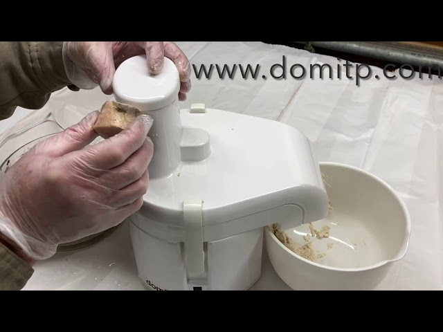 Electric Potato Grater Machine: instructions for Pasteles 