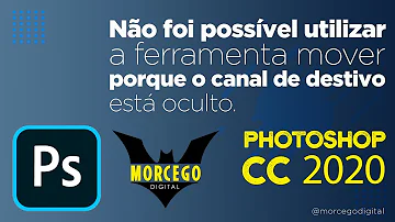 Como tirar o canal de destino oculto Photoshop?