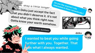 deku finally loses it? | hanahaki disease au part 3 | bakudeku | bnha texts