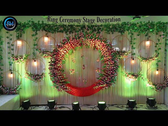 Multicolour Haldi-Mehendi Backdrop Ring Setup | Floral Party Decorations in  Delhi NCR | TogetherV