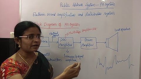 Public Address(PA) System