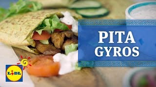 Pita Gyros - Recetas Griegas - YouTube