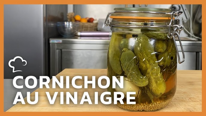 Pots et couvercles - Cornichons au vinaigre 