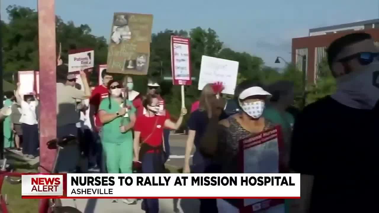 Nurses to rally at Mission Hospital in NC - YouTube
