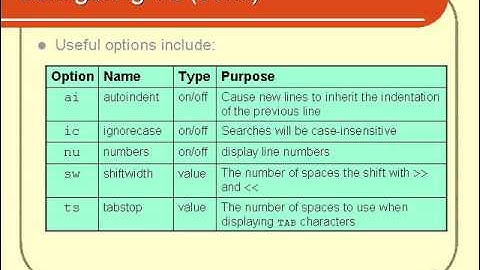 VTC Player   Unix Shell Fundamentals, Configuring vi Pt 1
