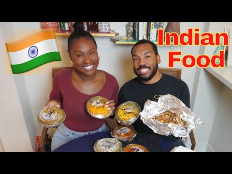 TRINI Tries INDIAN FOOD For The FIRST TIME In LA | Butter Chicken, Daal, Garlic Naan *MUKBANG*
