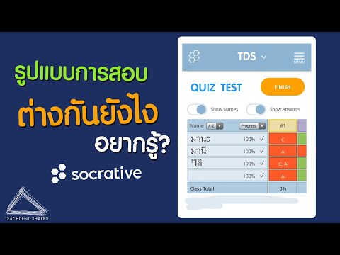 ข้อสอบ flipalbum  Update New  สอบออนไลน์ 3 รูปแบบในเว็บไซต์ Socrative เลือกแบบไหนดีที่สุด?