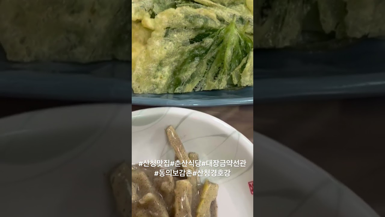 #산청맛집#춘산식당#대장금약선관#동의보감촌#산청경호강
