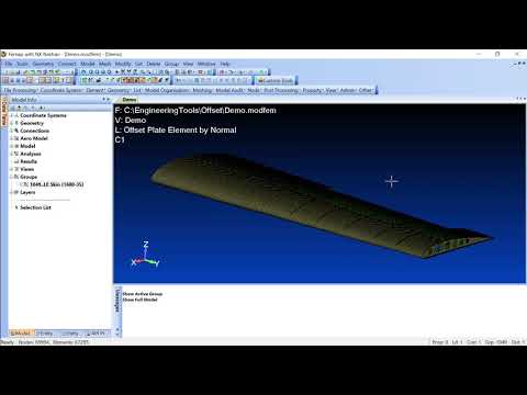 Offset Plate Elements by Normal
