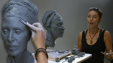 Sculpting a Female Portrait in Clay with Johanna Schwaiger | Part 4