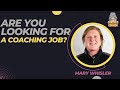 Looking for a coaching job  mary whisler college soccer coach