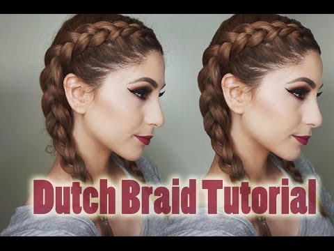 How To Dutch Braid Your Own Hair Step By Step For Beginners Youtube