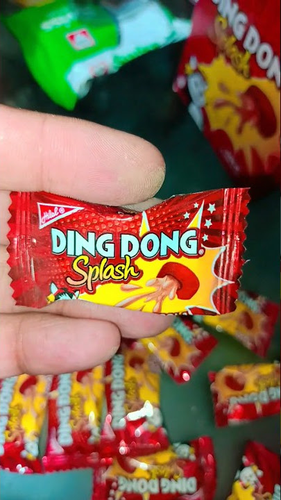 Ding Dong bubble gum splash 😁 | bubble gum | #bubblegum #dingdong #foodshortsbybinyameen #hilal
