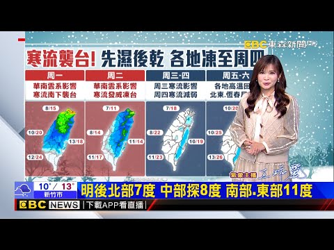 氣象時間 1130122淑麗早安氣象 @newsebc