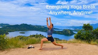 Energizing Yoga Break Anywhere, Anytime!