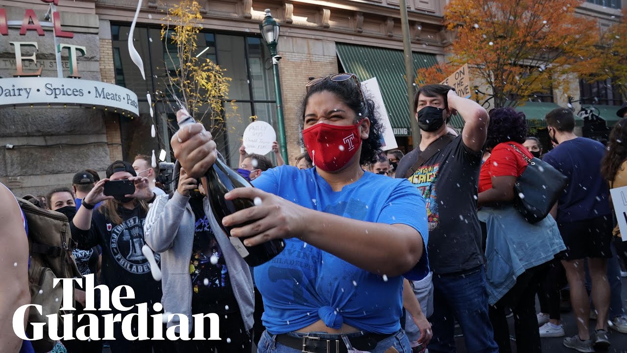 Philadelphia Erupts in Celebration, and Unruliness, After Victory