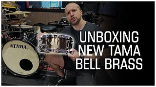 UNBOXING TAMA BELL BRASS SNARE | ELOY CASAGRANDE