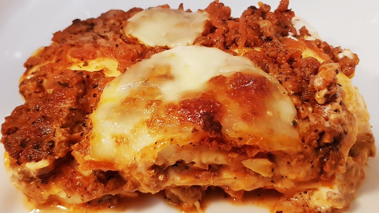 lasagne à la bolognaise, recette facile de lasagne sans béchamel