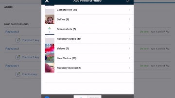Turn in Assignments on Schoology on iPad