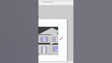 Breaking a model in LayOut  #sketchup #3dmodeling
