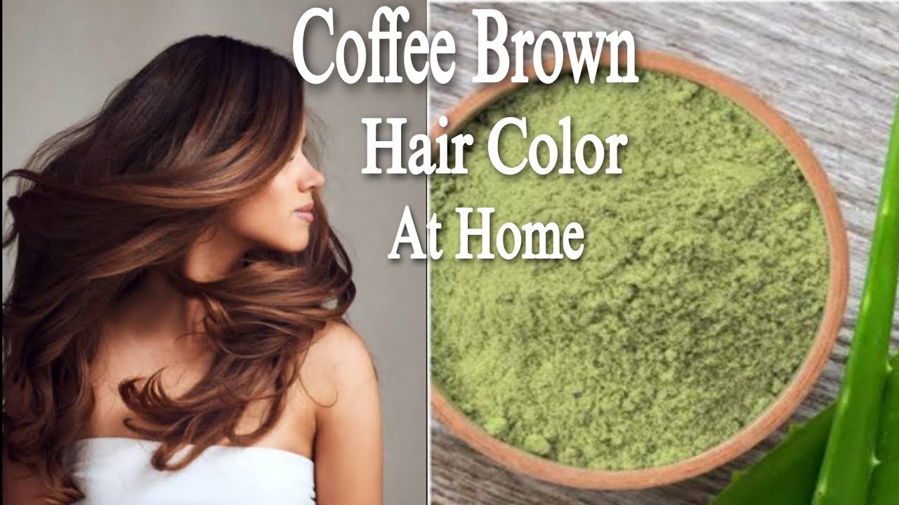 How to get Coffee Brown Hair Colour Naturally/ No Orange hair with