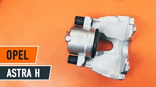 Wie OPEL ASTRA H Saloon (L69) Bremssättel hinten und vorne selber wechseln - Tutorial