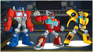 Transformers Rescue Bots: Gameplay Walkthrough Part 4 - Optimus Prime vs Heatwave vs Bumblebee