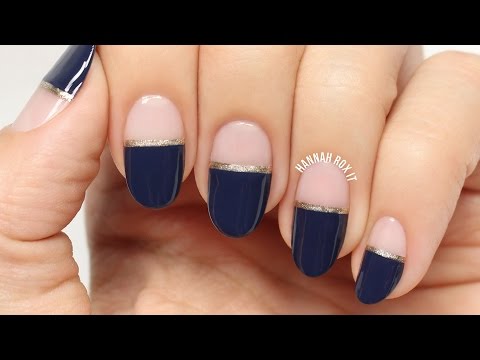 Minimalist Negative Space Nail Art