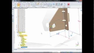 Solid Edge ST4 - Part e Sheet Metal - Relazione 3D orizzontale e verticale.avi