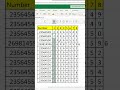Superb Trick to SPLIT NUMBERS dynamically in excel | #Short #excelTrick